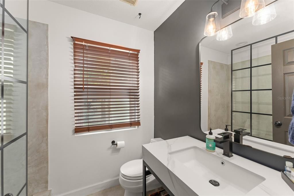 Bathroom, Glass Shower, Interior