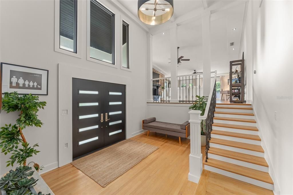 Interior, Pendant Lights, Wood Texture Flooring
