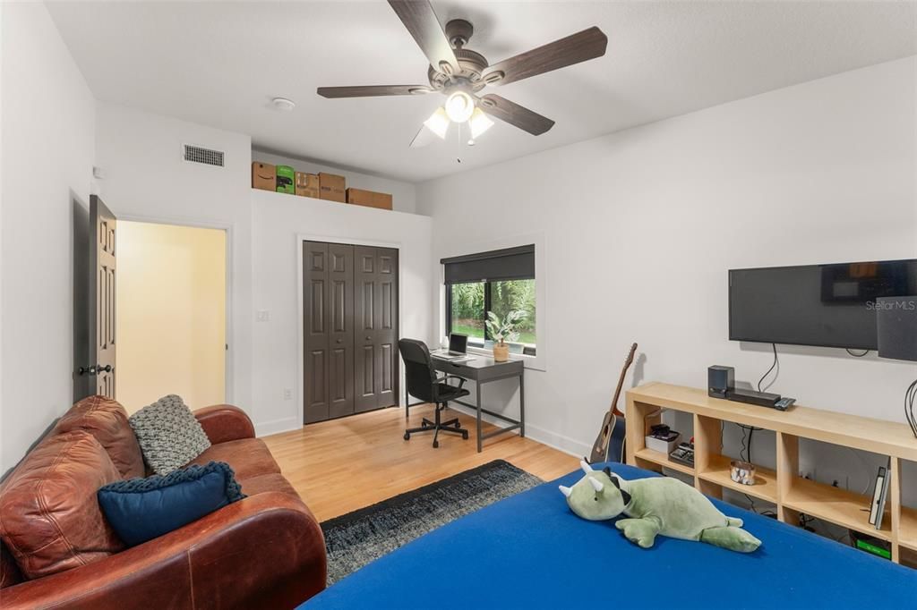 Home Office, Interior, Wood Texture Flooring