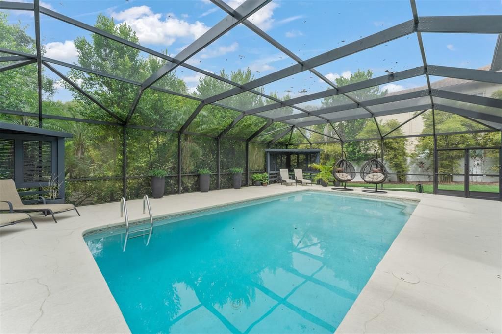 Glass Ceilings, Interior, Pool, Sun Room