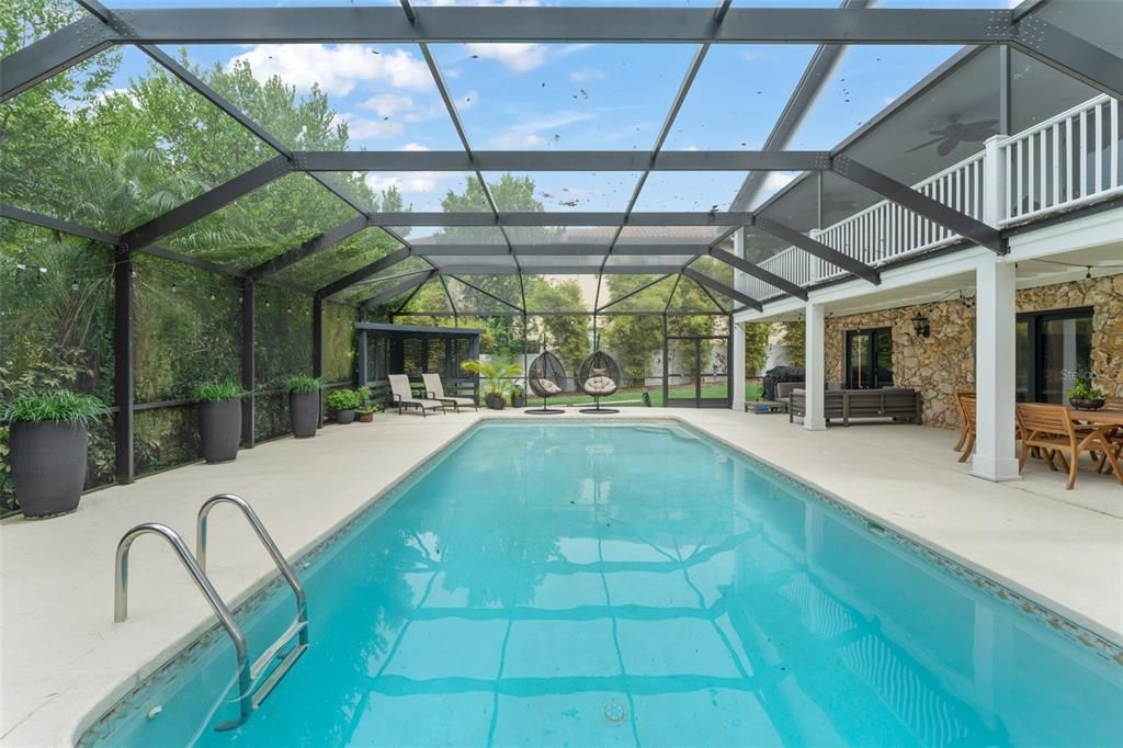 Glass Ceilings, Interior, Pool, Sun Room