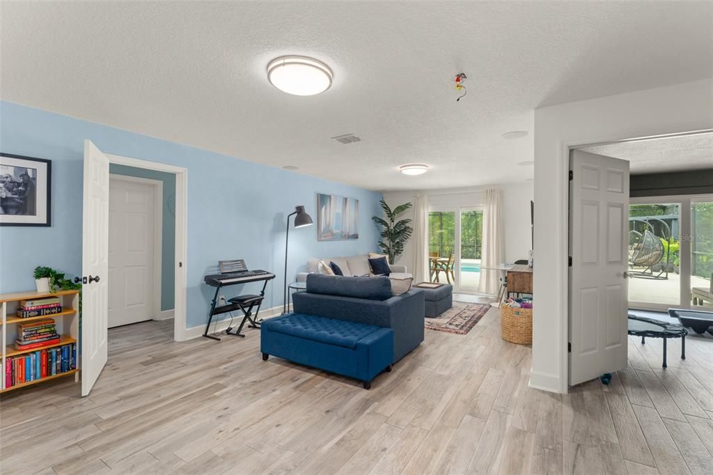 Interior, Living room, Piano, Wood Texture Flooring