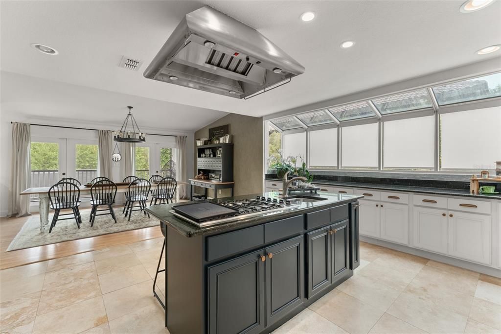 Dining room, Interior, Kitchen, Pendant Lights, Recessed Lighting