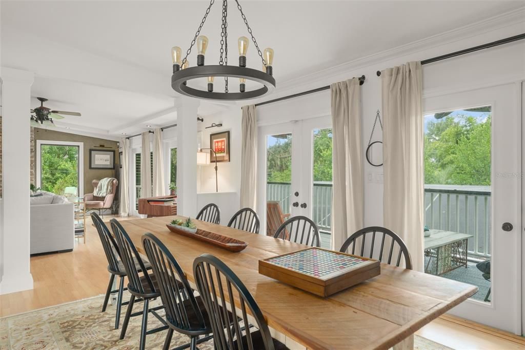 Chandelier, Dining room, Interior, Living room, Wood Texture Flooring