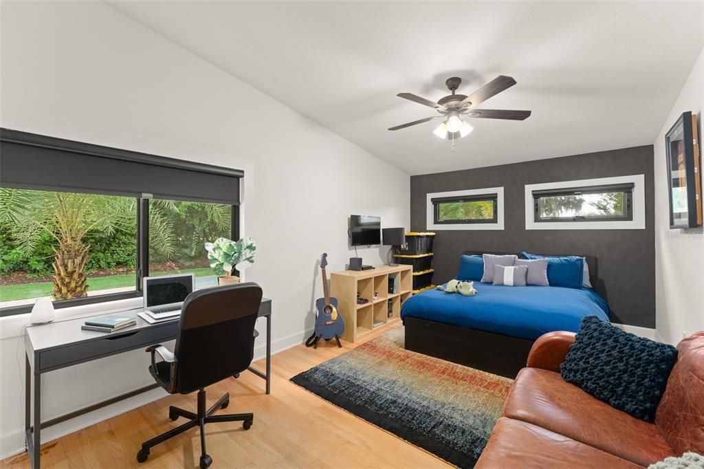 Home Office, Interior, Wood Texture Flooring