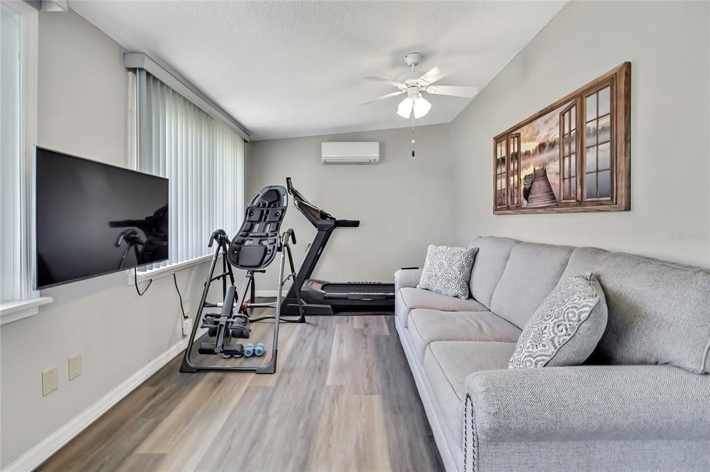 Fitness Equipment, Interior, Wood Texture Flooring