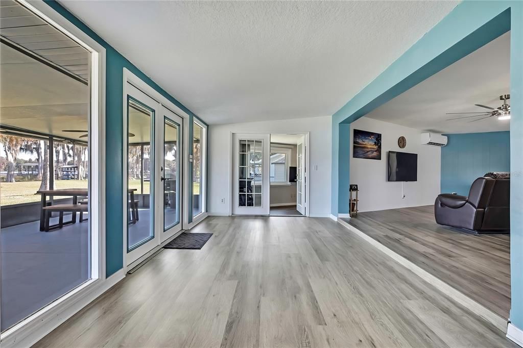 Empty room, Interior, Wood Texture Flooring