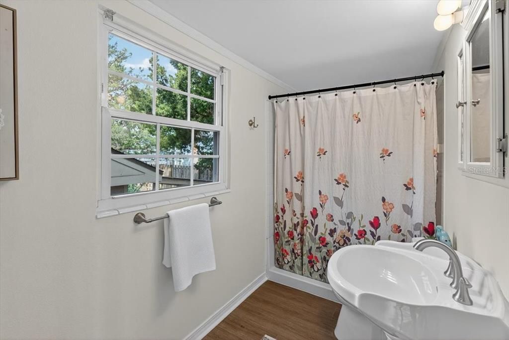 Bathroom, Interior, Wood Texture Flooring