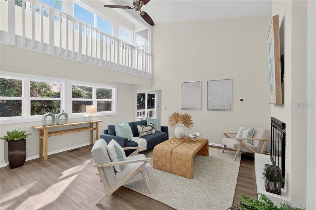 Interior, Living room, Wood Texture Flooring