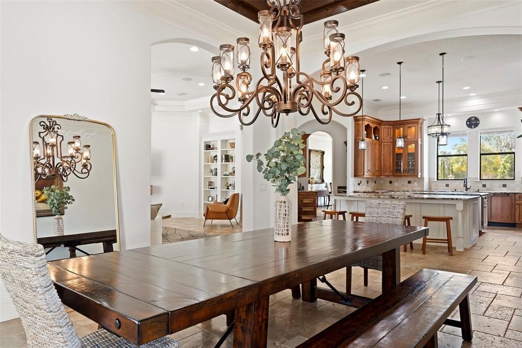 Chandelier, Dining room, Interior, Kitchen, Pendant Lights, Recessed Lighting