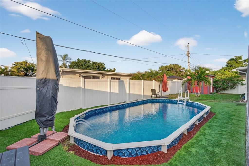 Backyard, Exterior, Pool