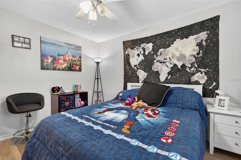 Bedroom, Interior, Wood Texture Flooring