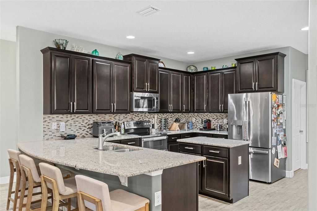 Interior, Kitchen, Recessed Lighting, Stainless Steel Appliances