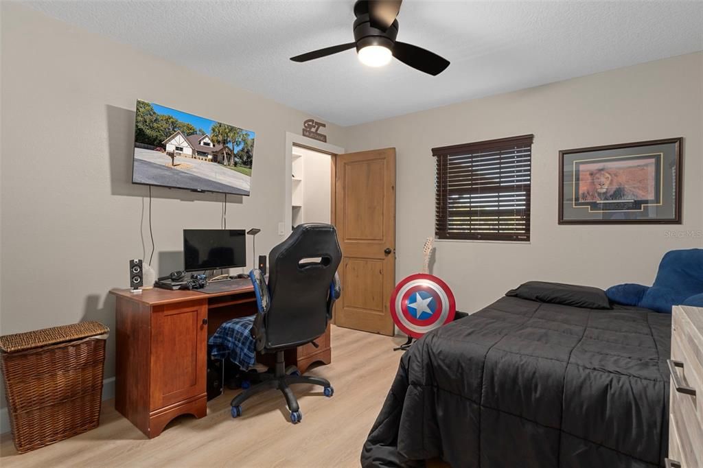 Bedroom, Home Office, Interior, Wood Texture Flooring