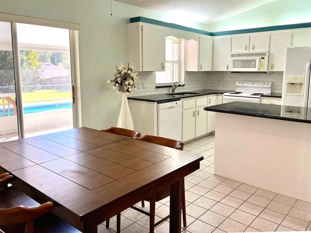 Dining room, Interior, Kitchen