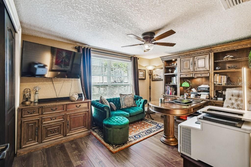 Home Office, Interior, Wood Texture Flooring