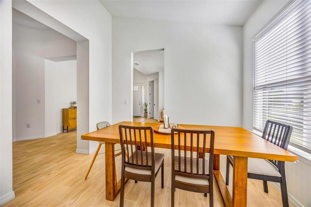 Dining room, Interior, Wood Texture Flooring