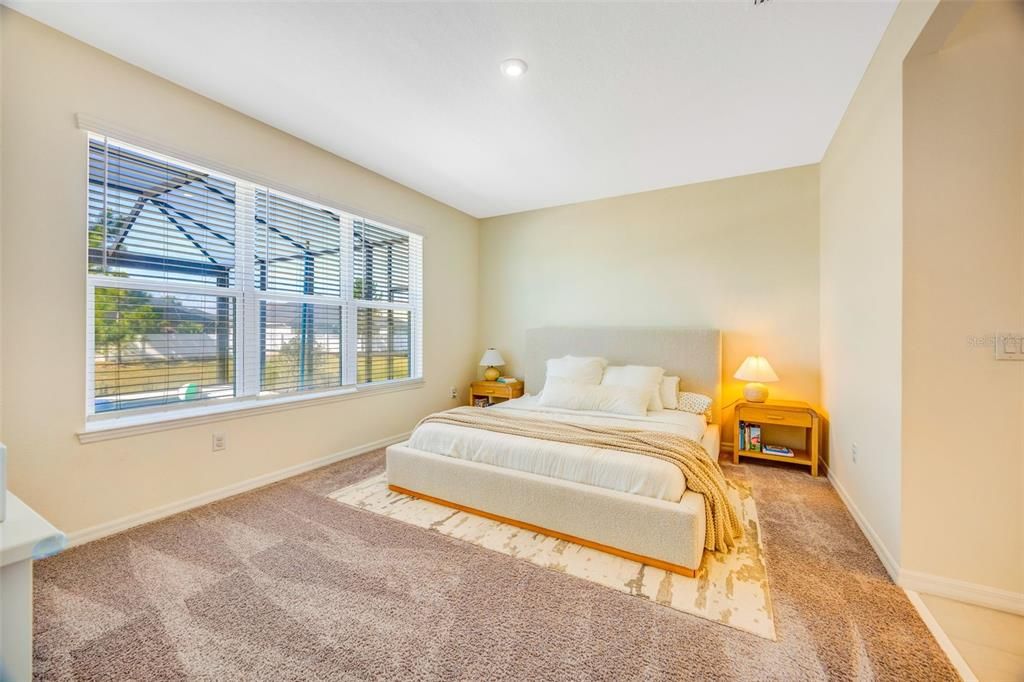 Bedroom, Interior, Recessed Lighting