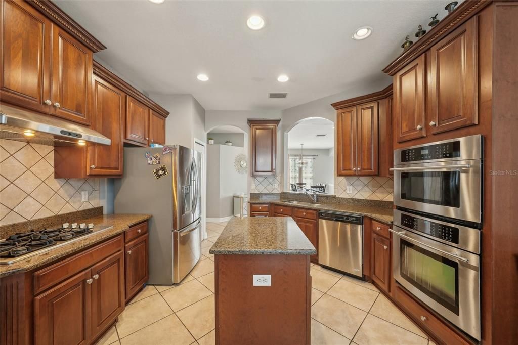 Interior, Kitchen, Recessed Lighting, Stainless Steel Appliances