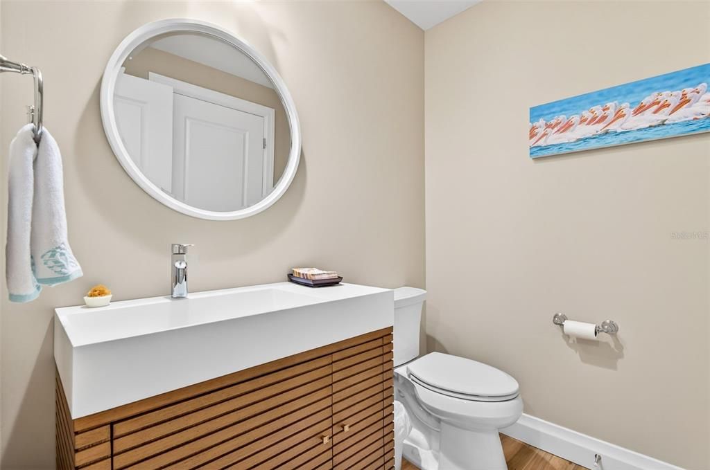 Bathroom, Interior, Wood Texture Flooring