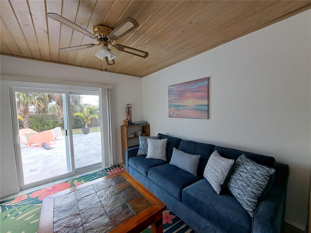 Interior, Living room, Wooden Ceilings