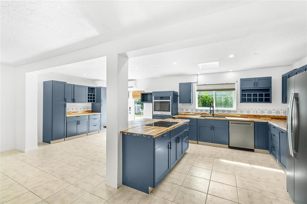 Interior, Kitchen, Recessed Lighting, Stainless Steel Appliances