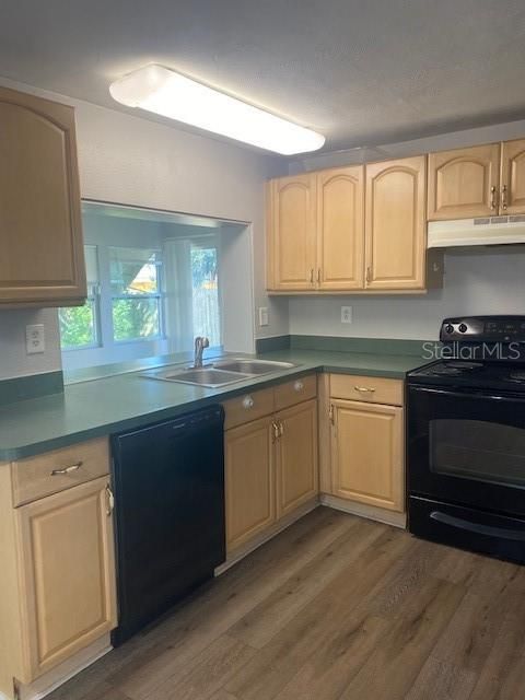 Interior, Kitchen, Wood Texture Flooring