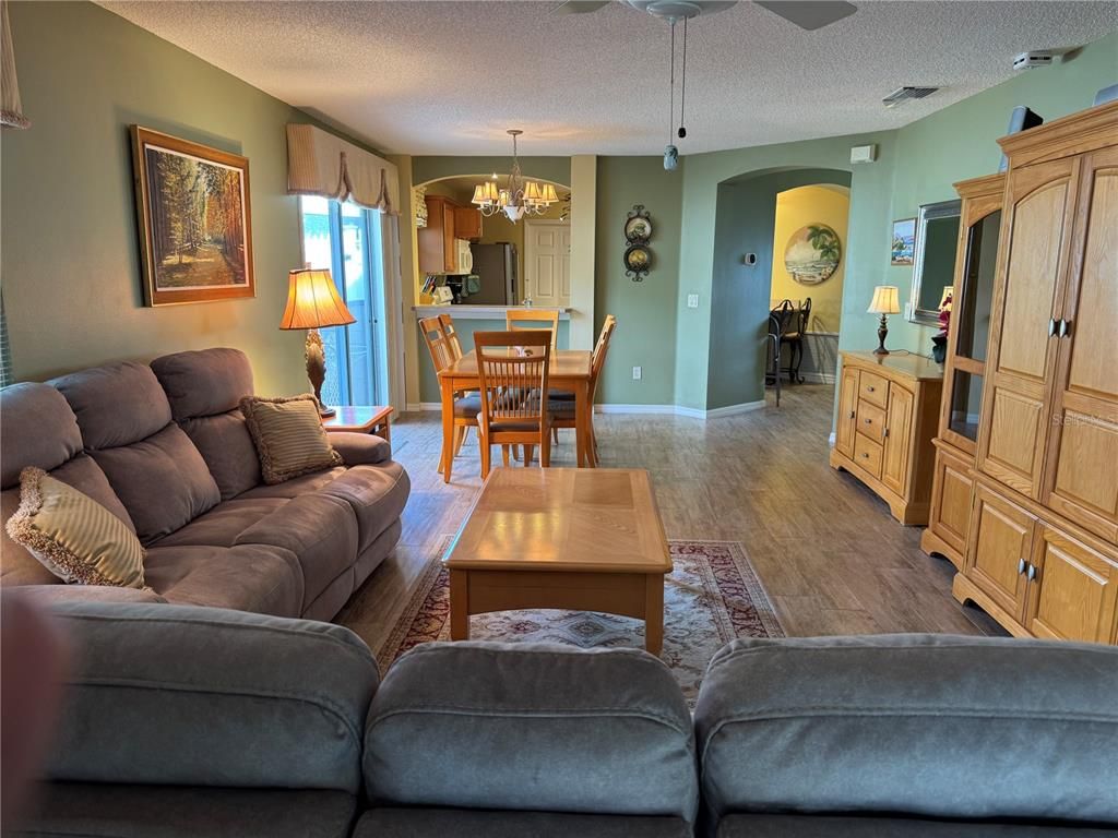 Chandelier, Dining room, Interior, Living room, Wood Texture Flooring