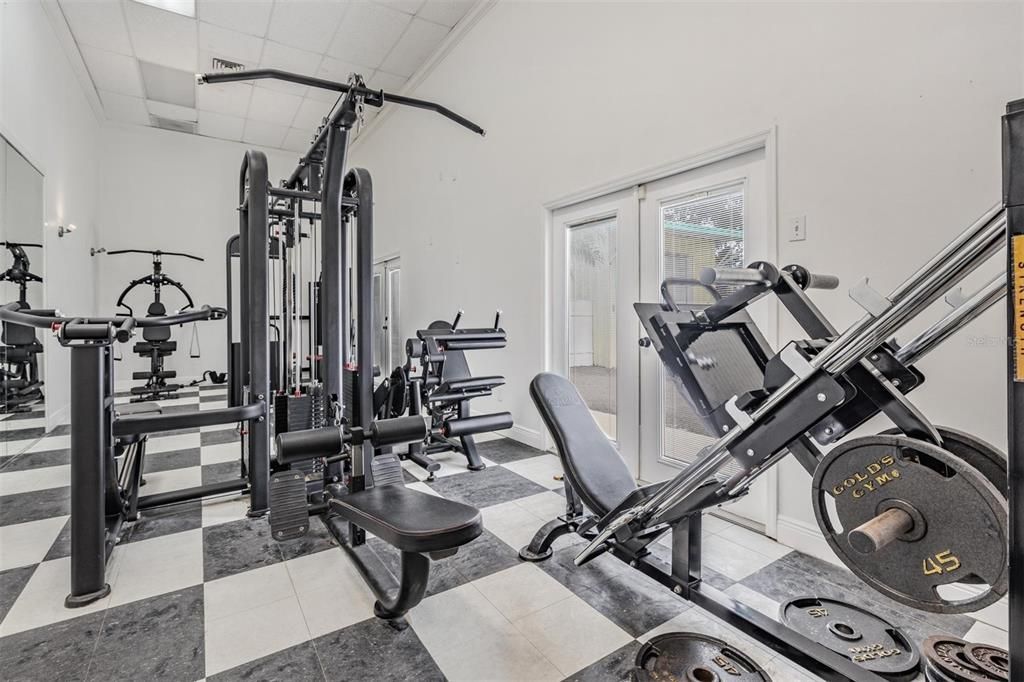 Fitness Equipment, Gym, Interior