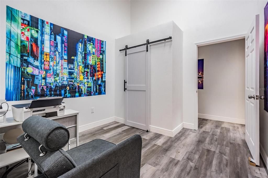 Home Office, Interior, Wood Texture Flooring