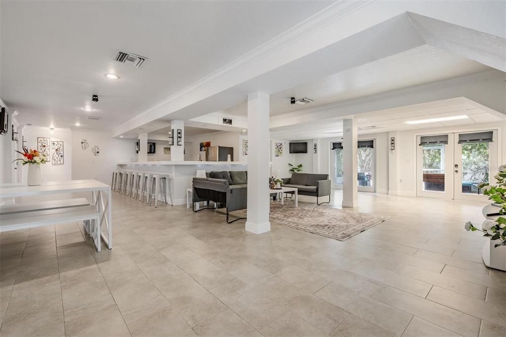 Interior, Living room, Recessed Lighting