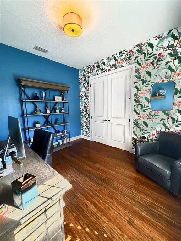 Home Office, Interior, Wood Texture Flooring