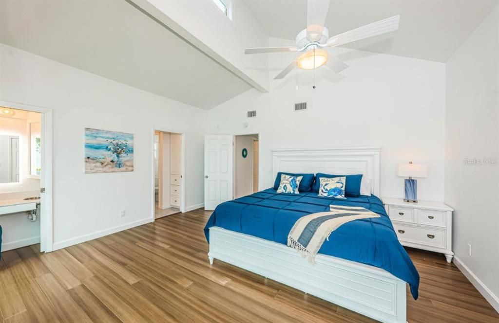 Bedroom, Interior, Wood Texture Flooring