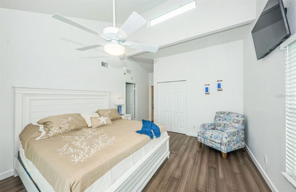 Bedroom, Interior, Wood Texture Flooring