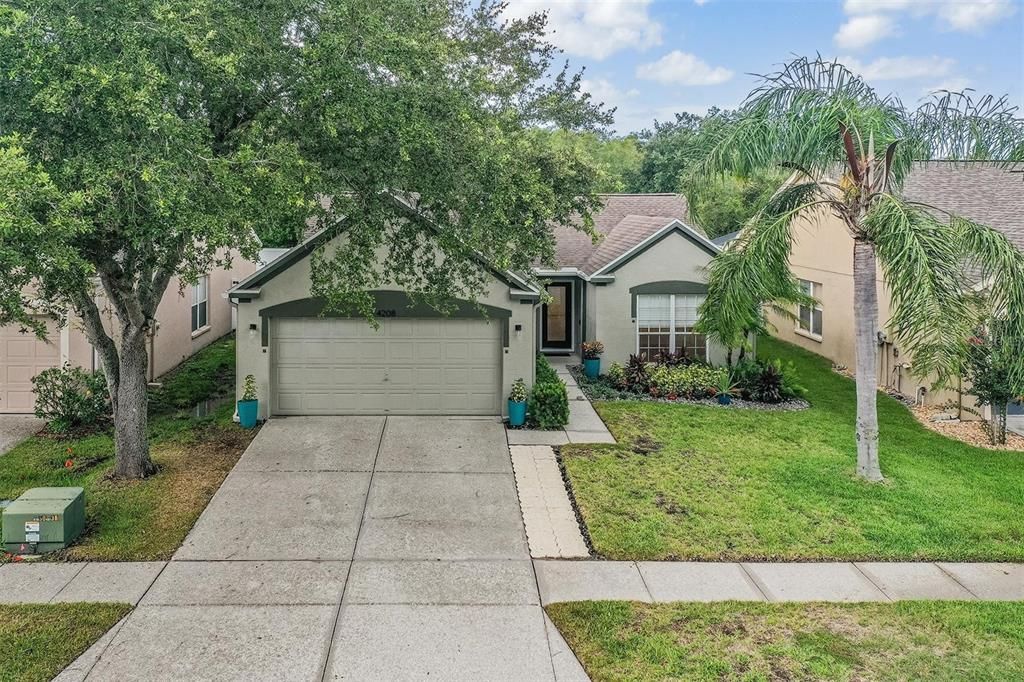 Attached, Exterior, Facade, Spanish Mediterranean