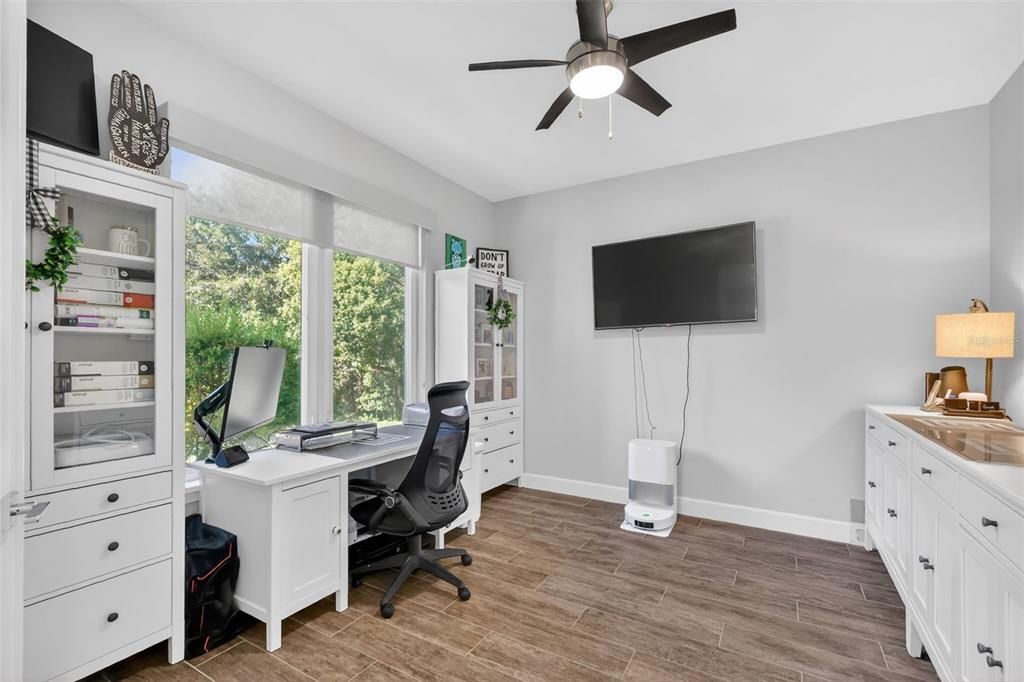 Home Office, Interior, Wood Texture Flooring