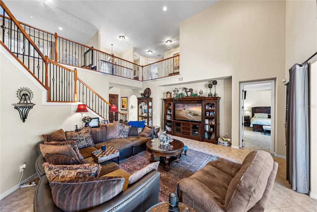 Interior, Living room, Recessed Lighting