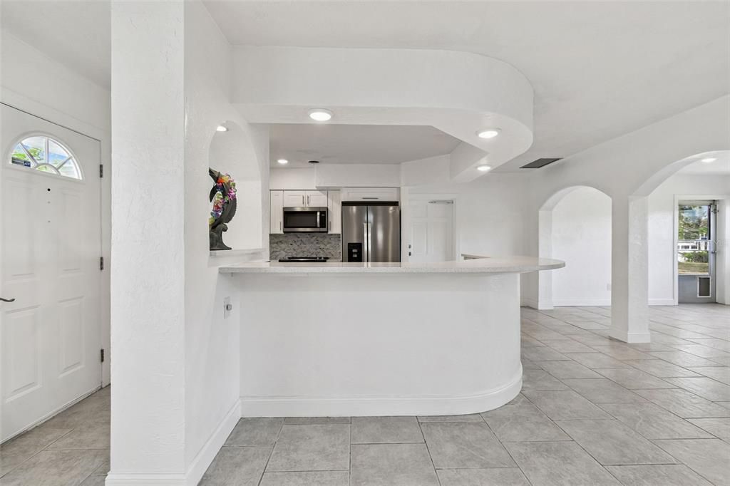 Interior, Kitchen, Recessed Lighting, Stainless Steel Appliances