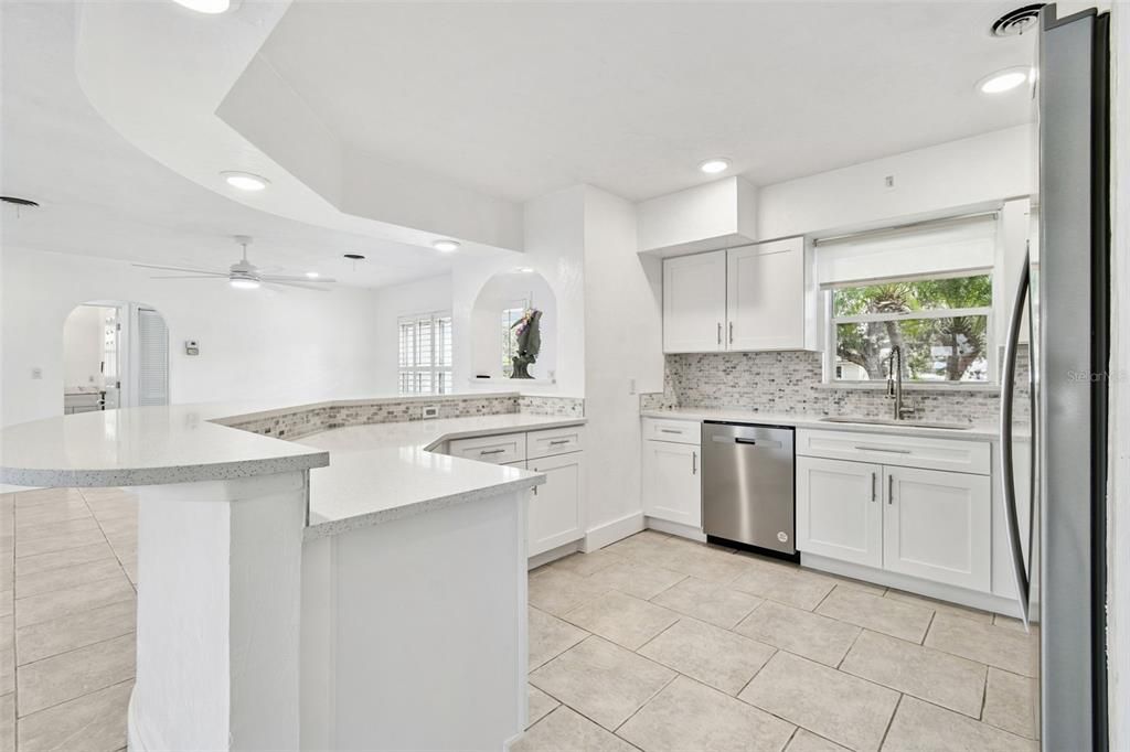 Interior, Kitchen, Recessed Lighting, Stainless Steel Appliances