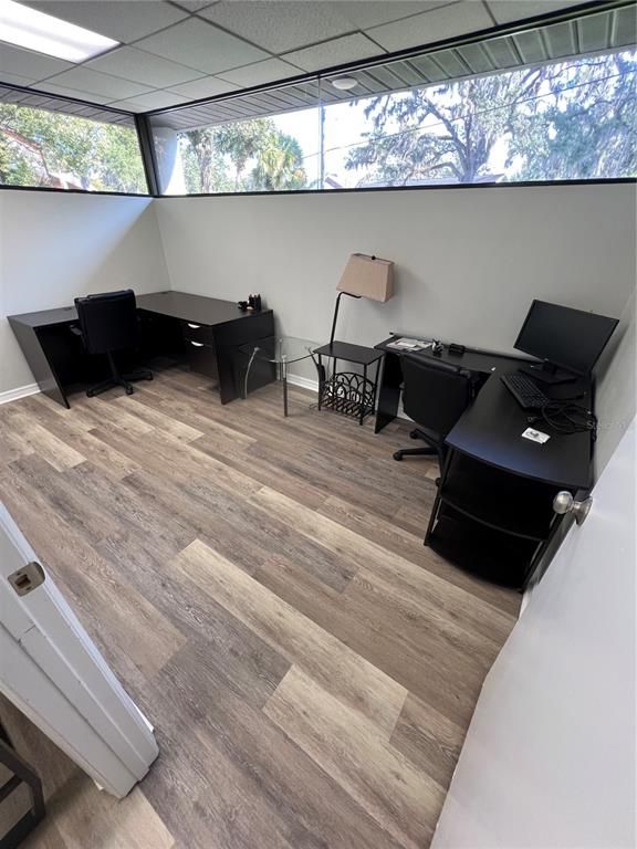 Home Office, Interior, Wood Texture Flooring