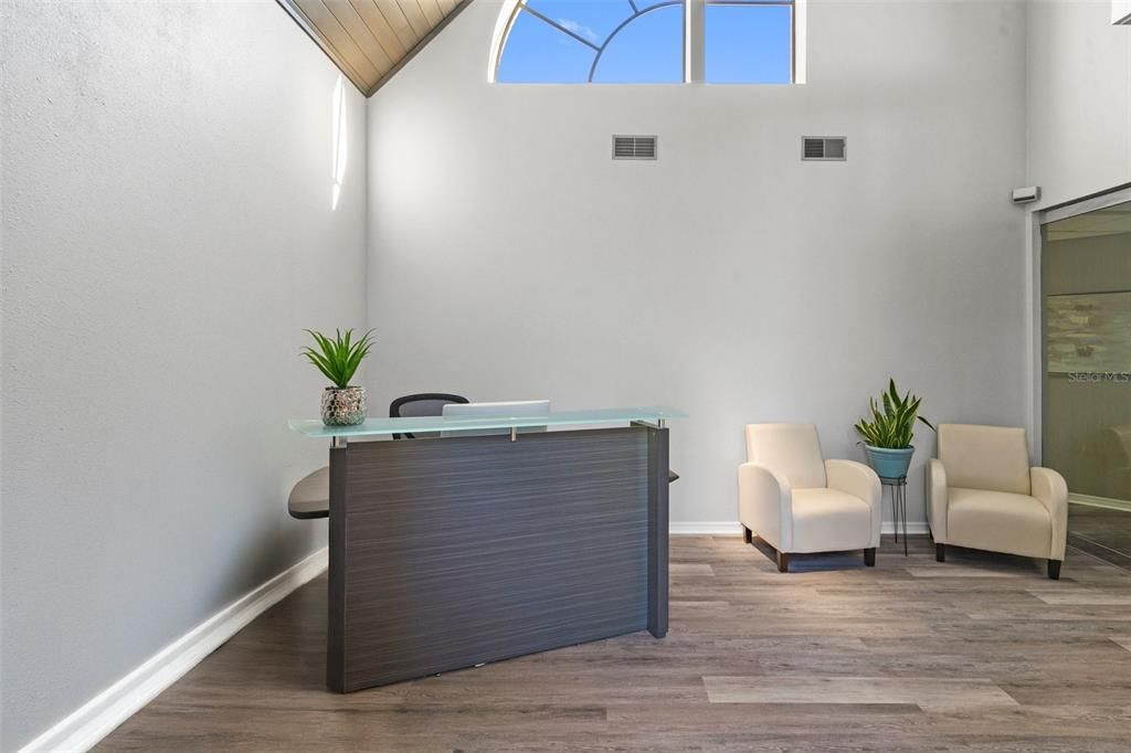 Home Office, Interior, Wood Texture Flooring