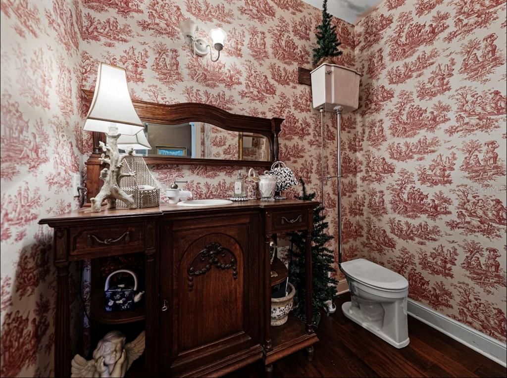 Bathroom, Interior, Wood Texture Flooring