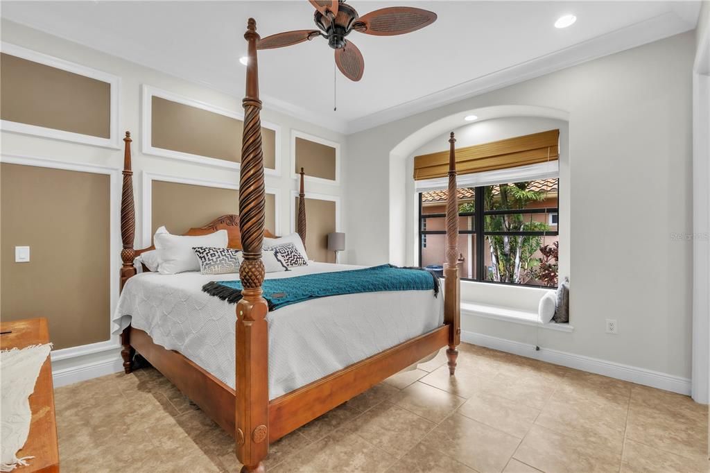 Bedroom, Interior, Recessed Lighting