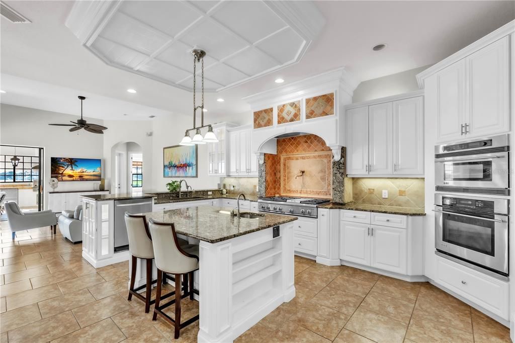 Interior, Kitchen, Living room, Pendant Lights, Recessed Lighting