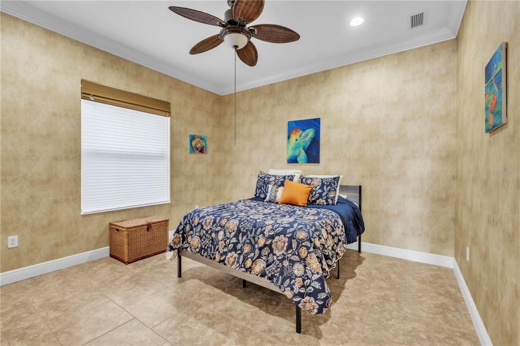 Bedroom, Interior, Recessed Lighting
