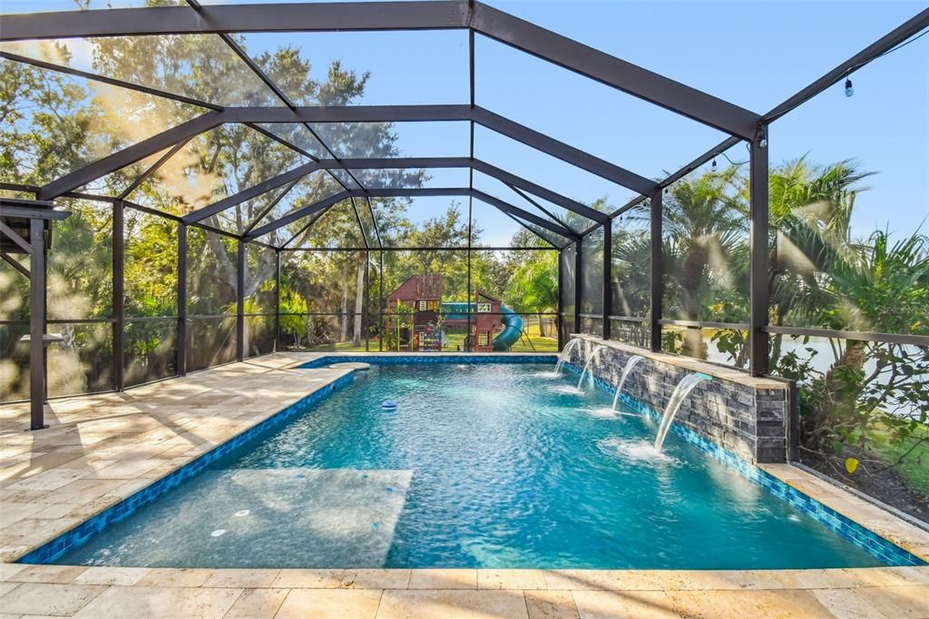 Glass Ceilings, Interior, Pool, Sun Room
