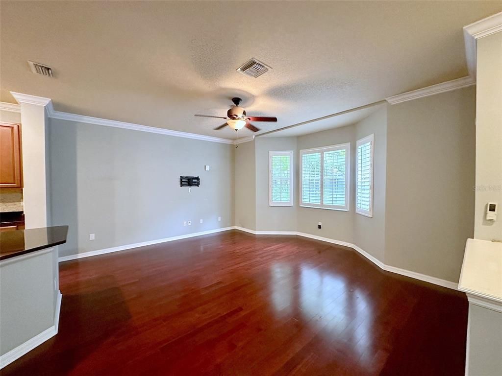 Empty room, Interior, Wood Texture Flooring