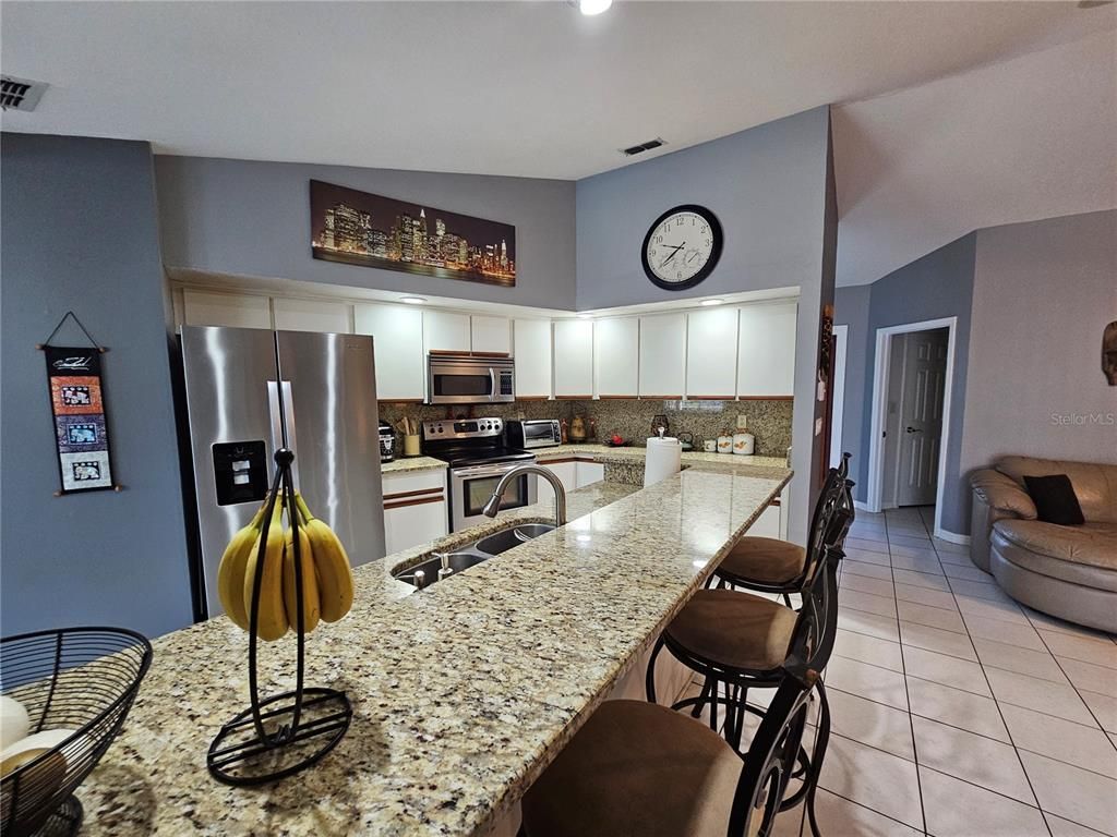 Interior, Kitchen, Recessed Lighting, Stainless Steel Appliances