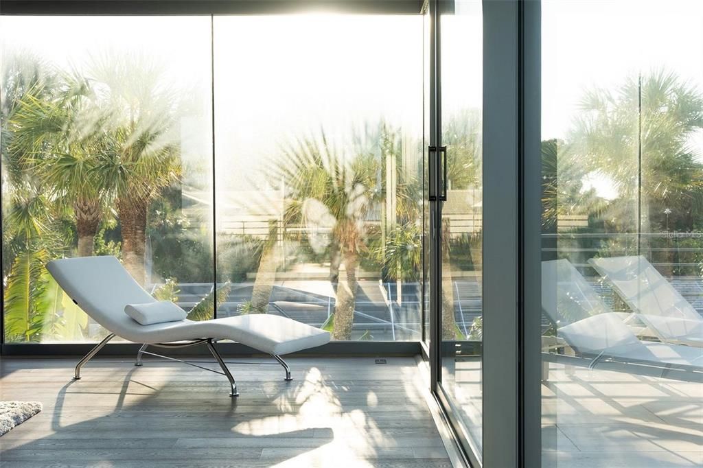 Interior, Sun Room, Wood Texture Flooring