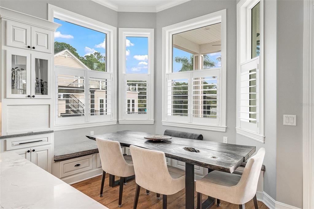 Dining room, Interior, Wood Texture Flooring